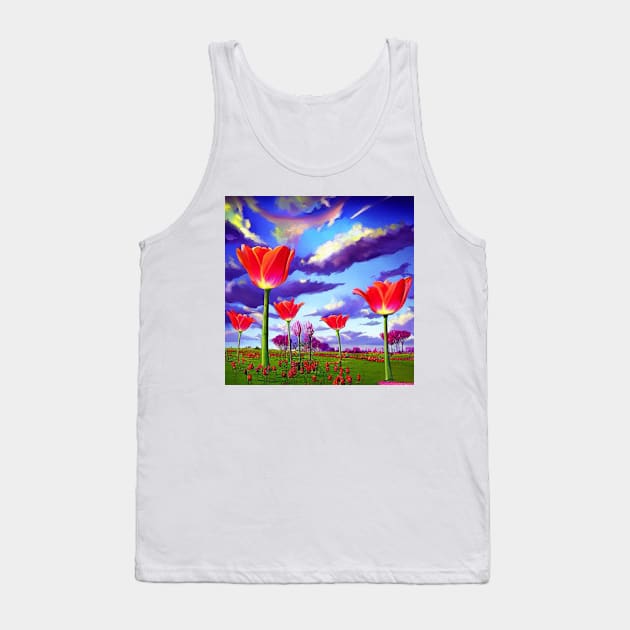 Aromatic Flower Tank Top by RobertBowmanArt